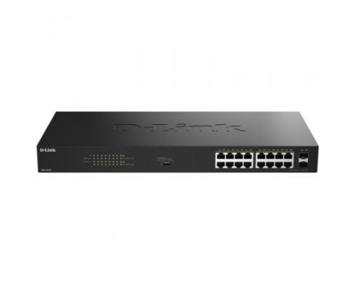 D-Link DGS-1018P/E Switch 16xGbE PoE+ 2xSFP-IA42 D-Link DGS-1018P/E Switch 16xGbE PoE+ 2xSFP