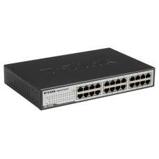 D-LINK SWITCH 24 PUERTOS 10/100/1Gbit RACK