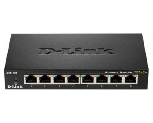 SWITCH 8 PUERTOS 10/100/1000 D-LINK