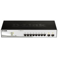 D-LINK SWITCH 10 PUERTOS 10/100/1Gbit w/2 Combo 1000BaseT/SFP