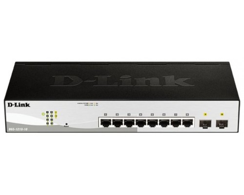 D-LINK SWITCH 10 PUERTOS 10/100/1Gbit w/2 Combo 1000BaseT/SFP