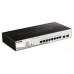 D-LINK SWITCH 10 PUERTOS 10/100/1Gbit w/2 Combo 1000BaseT/SFP PoE