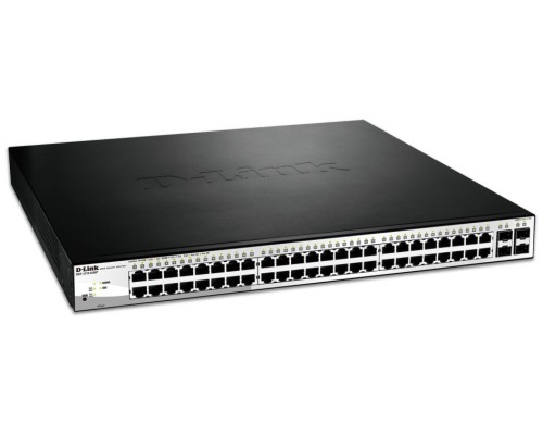 SWITCH SEMIGESTIONABLE D-LINK DGS-1210-52MP 48P GIGA POE + 4xSFP Combo