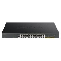 SWITCH SEMIGESTIONABLE D-LINK DGS-1250-28XMP/E 24-PORT GIGA POE, 4X10G SFP+