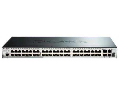 SWITCH SEMIGESTIONABLE D-LINK DGS-1510-52X/E 48P GIGA + 4P 10G SFP+