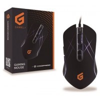 MOUSE RATON GAMING CONCEPTRONIC DJEBBEL01B USB - 3200DPI - ILUMINACION LED - CABLE USB T·