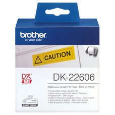 Etiquetas cinta continua brother amarilla dk22606-MR10 Etiquetas cinta continua brother amarilla dk22606