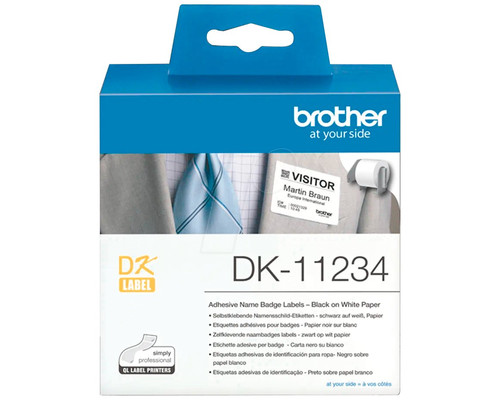 Etiquetas papel precortada brother dk11234 60-MR6 Etiquetas papel precortada brother dk11234 60