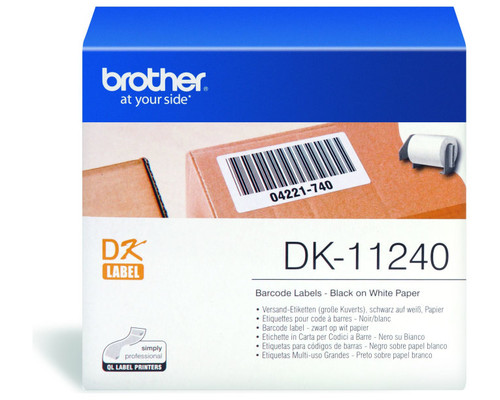 Etiquetas papel precortada brother dk11240 102-MR7 Etiquetas papel precortada brother dk11240 102