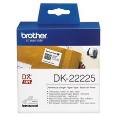 Etiquetas cinta continua brother blanca dk22225-MR2 Etiquetas cinta continua brother blanca dk22225