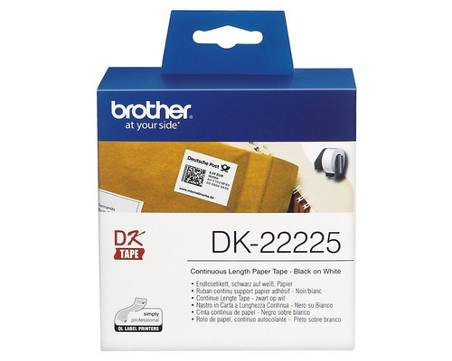 Etiquetas cinta continua brother blanca dk22225-MR2 Etiquetas cinta continua brother blanca dk22225
