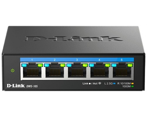 D-Link DMS-105 5x2.5MGb Unmanaged Switch