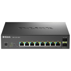 D-Link DMS-1250-10SPL/E Switch 8xMG PoE 2xSFP+ L2