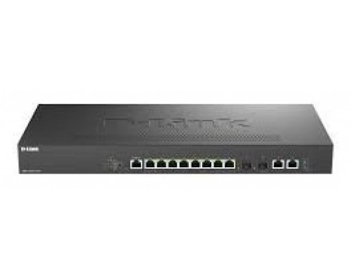 D-Link DMS-1250-12TP/E Switch 8xMG 2x10GB PoE L2