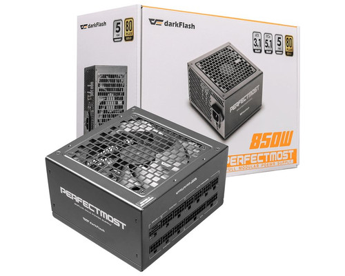 FUENTE ALIM. 850W MODULAR 80+ GOLD NEGRO DARKFLASH-AA20 FUENTE ALIM. 850W MODULAR 80+ GOLD NEGRO DARKFLASH