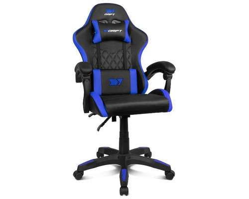 Silla gaming drift dr35 negra azul