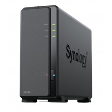 NAS SYNOLOGY DS124 1 BAHIA ETHERNET J4125 NEGRO