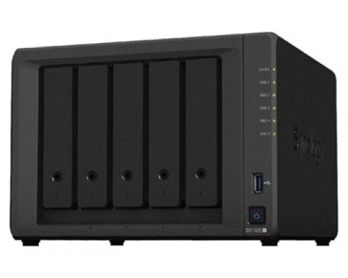 NAS SYNOLOGY 5 BAY DS1522+ 8GB 2 x USB 3.2 4 x RJ45 2 x eSATA