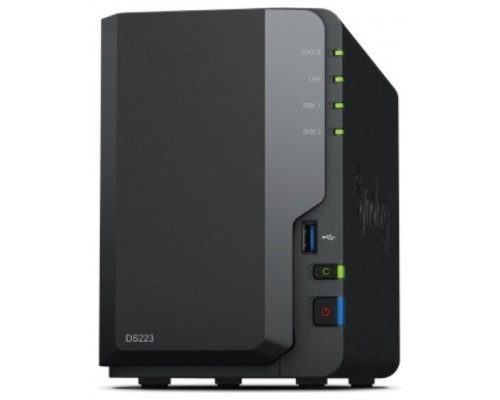 NAS SYNOLOGY 2 BAY DS223 2GB 3 x USB 3.2 1 RJ-45