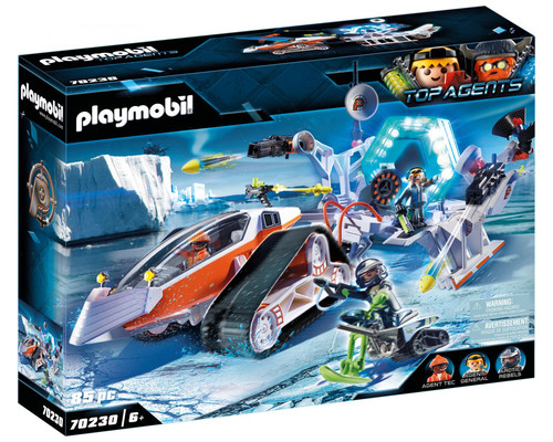 Playmobil espias spy team comando nieve-MR11 Playmobil espias spy team comando nieve