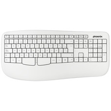 Phoenix k201 teclado ergonómico inalámbrico 2.4ghz-MR6 Phoenix k201 teclado ergonómico inalámbrico 2.4ghz