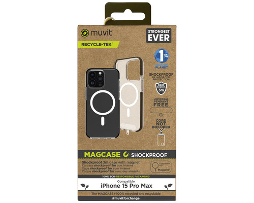Funda muvit recycletek magsafe shockproof 3m