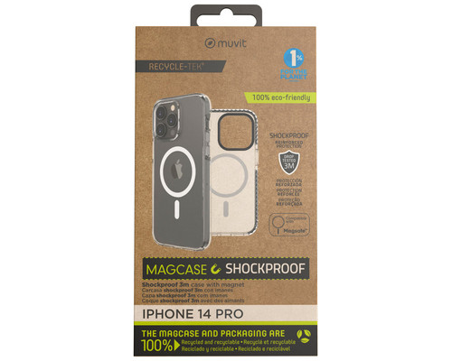 Funda muvit recycletek magsafe shockproof 3m
