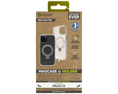 Funda muvit recycletek magsafe + soporte