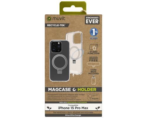 Funda muvit recycletek magsafe + soporte
