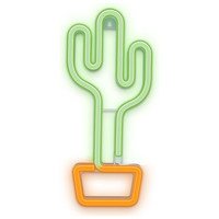 Lampara forever neon led cactus orange-3MR Lampara forever neon led cactus orange