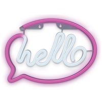 Lampara forever neon led hello pink-3MR Lampara forever neon led hello pink