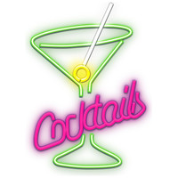Lampara forever neon plexi led cocktails-8MR Lampara forever neon plexi led cocktails