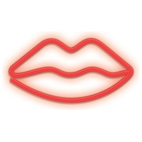 Lampara forever neon led lips red-3MR Lampara forever neon led lips red
