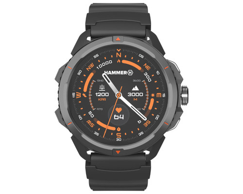 Smartwatch hammer watch 2 black-MR22 Smartwatch hammer watch 2 black