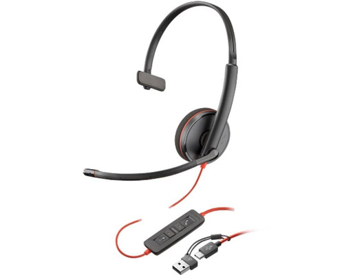 Auriculares poly blackwire 3210 monaural usb - c-MR5 Auriculares poly blackwire 3210 monaural usb - c