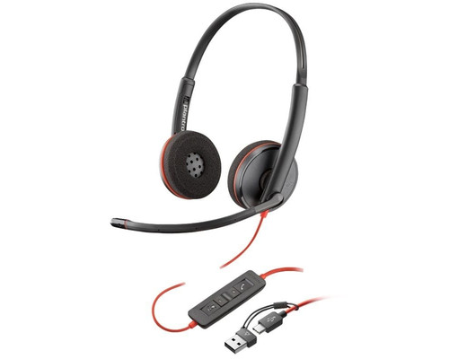 Auriculares poly blackwire 3220 estéreo usb - c-MR6 Auriculares poly blackwire 3220 estéreo usb - c
