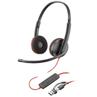 Auriculares poly blackwire 3220 estéreo usb - c-6MR Auriculares poly blackwire 3220 estéreo usb - c