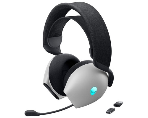 Auriculares gaming dell tri - mode inalambrico blanco-MR22 Auriculares gaming dell tri - mode inalambrico blanco