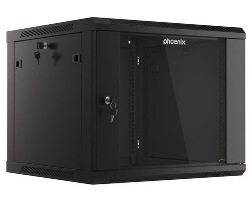 Armario rack phoenix 9u 600x600x501 auto - ensamblado