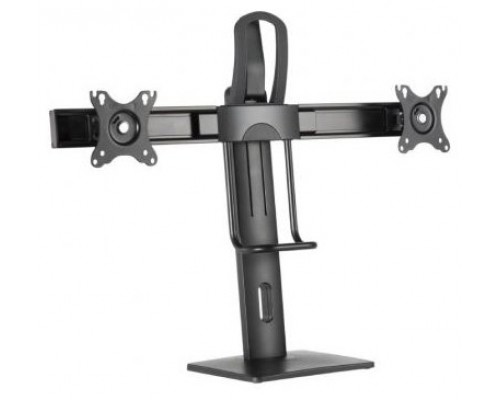 AISENS SOPORTE DE MESA PRO CONTRAPESO GIRA E INCLI PARA 2 MONITORES 6KG NEGRO