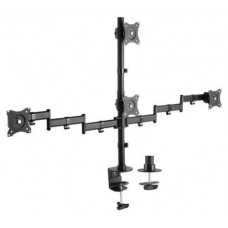 SOPORTE AISENS MESA ECO GIRATORIO INCLINABLE 4 MONITORES 8KG 13-27