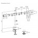 SOPORTE MONITOR AISENS MESA ECO GIRA INCLI MONITOR 10KG (3 PIV 2 BRAZOS) 17"-32"