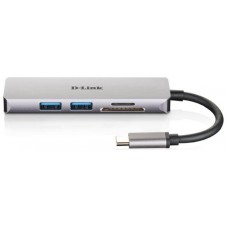 D-LINK DOCKING STATION USB-C 5 EN 1 CON HDMI/LECTOR TARJETAS