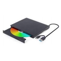 REGRABADORA EXTERNA DVD GEMBIRD USB NEGRA