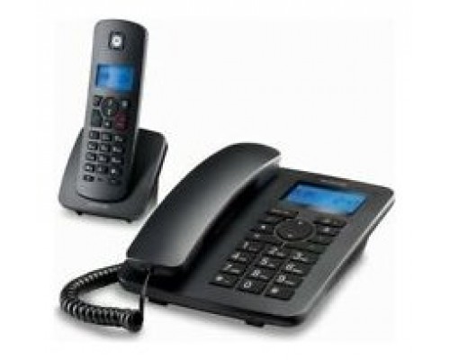 MOTOROLA C4201 Telefono Combo Fijo + DECT Negro