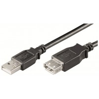 CABLE ALARGADOR USB EWENT USB-A MACHO USB-A HEMBRA 1m