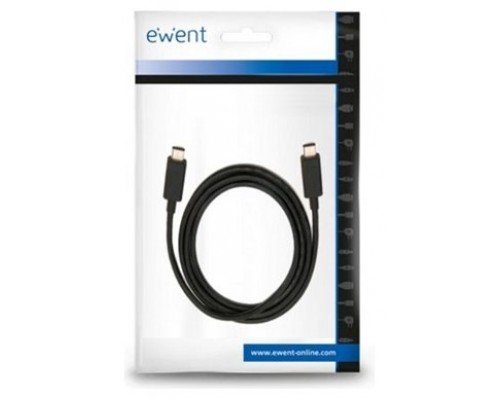 Ewent Cable USB-C Carga Rápida 60W 10Gbps,4K 1m