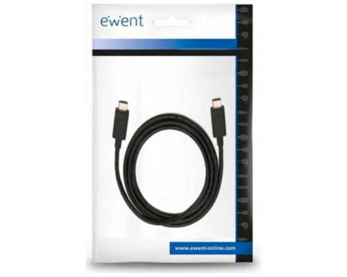 CABLE USB 3.2 EWENT GEN2X2 TYPE C 20GBPS SUPERSPEED 5A 4K 60HZ VIDEO DISPLAY 1M