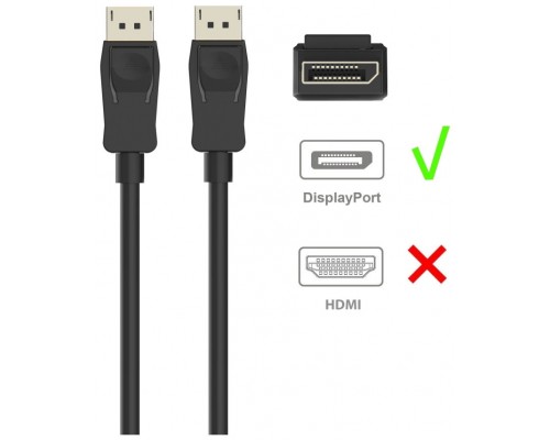 Ewent Cable Displayport v1.2, 4k @ 60Hz, A/A AWG32