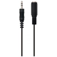 Ewent Cable Audio Estereo 3,5mm/M y 3,5mm/H - 2mt